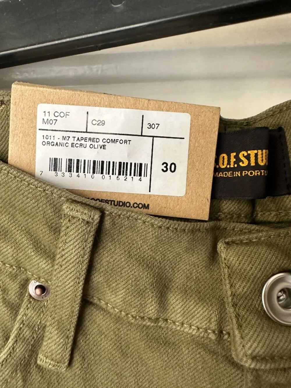 M7 Tapered Comfort Organic Jean